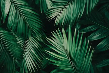 A photo of a tropical rainforest with exotic foliage