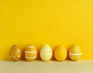 Reference ImageYellow Wall and Yellow Eggs, Joy of Easter
