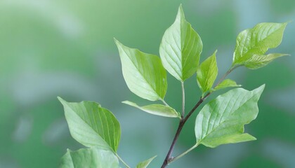 Obraz premium green leaves background