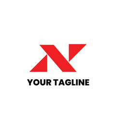 company logo design N Latter