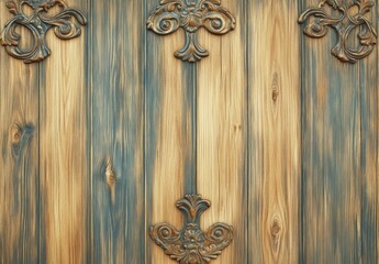 wood background or texture with planks pastel colored