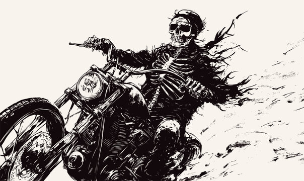 Skeleton Guy Riding Motorcycle Skeleton On Motorcycle Images – Browse 20,713 Stock Photos, Vectors ...