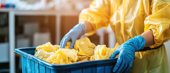 Ai-powered waste management system for hospitals efficient sorting healthcare facility indoor actionable solutions