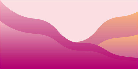 Wave gradation graphic. Web banner and graphic design background decoration with wave form and gradation. Vector illustration.