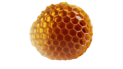 honeycomb isolated on white background