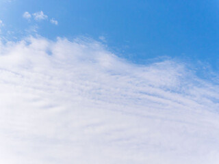 春の青空と白い雲17