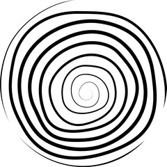 abstract round doodle swirl scribble