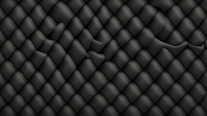 Fototapeta premium Abstract background image featuring a dark gray textured diamond pattern subtle undulations.