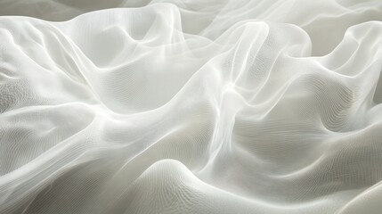 Obraz premium White Fabric Texture