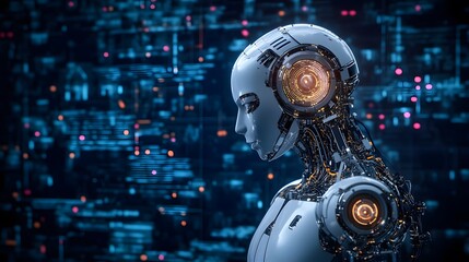 Fototapeta premium A trustless AI operation represented by an intricate clockwork mechanism, functioning flawlessly without central oversight 