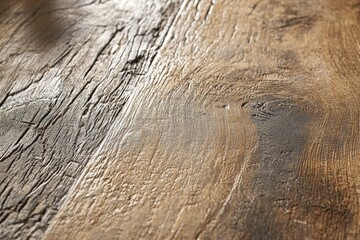 Textured Wood Grain: An up-close view captures the intricate details of aged wood grain, highlighting the textures and patterns.
