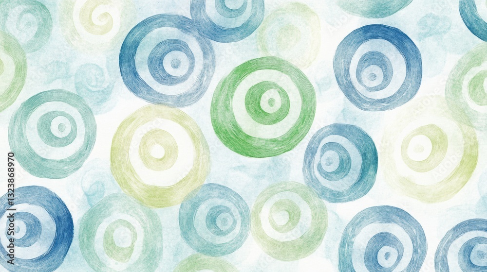 Poster abstract watercolor circles: a captivating collection of abstract watercolor circles in various colo