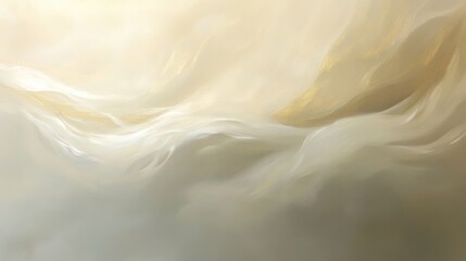 Obraz premium Abstract Clouds in Gentle Hues: An artistic, dreamy capture of ethereal clouds painted in soft shades, evoking a sense of serenity and artistic vision
