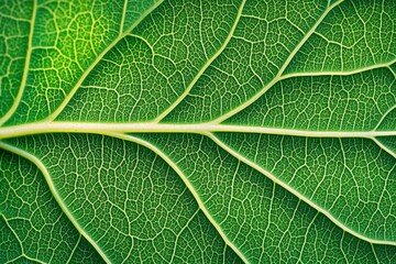 Intricate patterns of leaf veins showcasing natural beauty and complexity