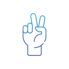 Peace Sign Vector icon