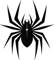 Black Spider - Vector Art