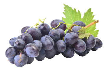 Grapes isolated on white background