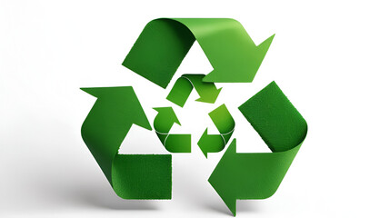 Obraz premium Digital Green Recycle Symbol