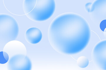 Abstract geometric background gradient soft light blue bokeh for Graphic Business background hitech technology digital design illustration web template background backdrop desktop wallpaper bubbles