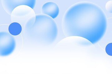 Abstract geometric background gradient soft light blue bokeh for Graphic Business background hitech technology digital design illustration web template background backdrop desktop wallpaper bubbles