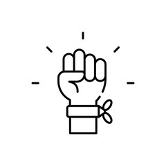 Obraz premium Activism Vector icon