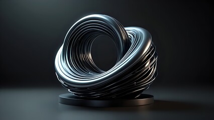 black and white spiral