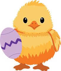 Chick with Easter Egg