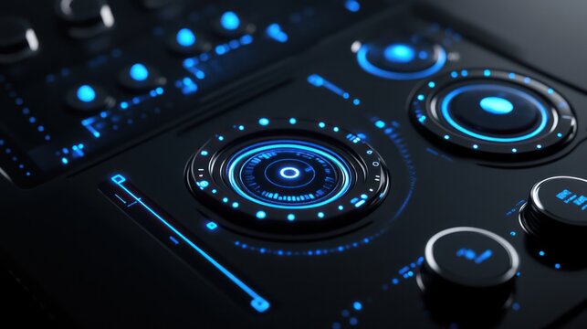 Futuristic Control Panel