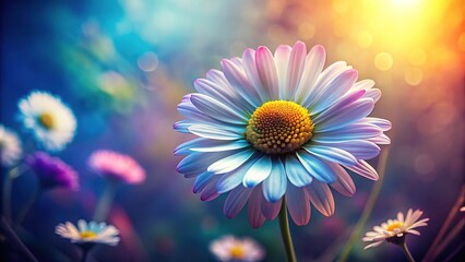 Obraz premium Daisy Flower Sketch AI Art - Bright & Detailed