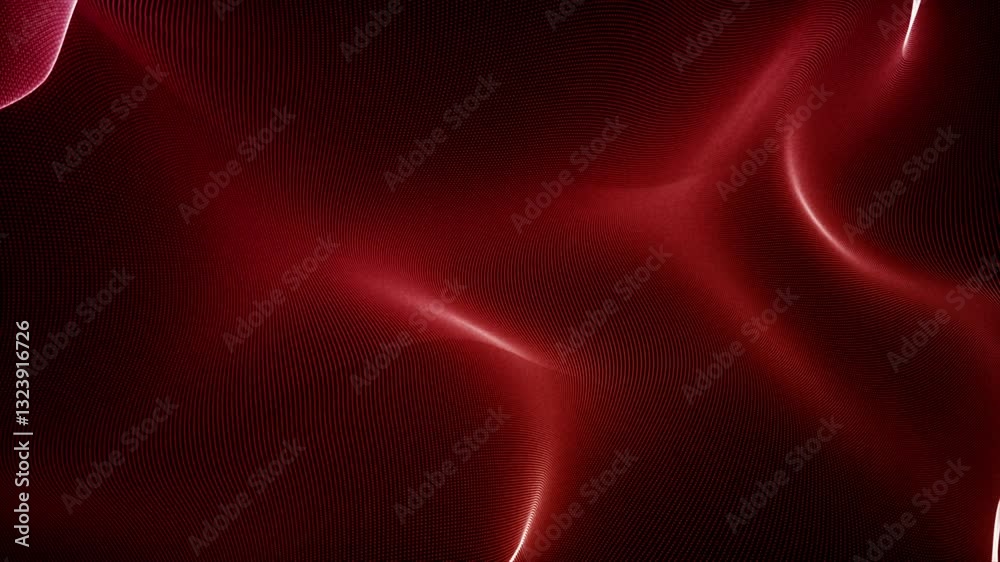 Wall mural modern illustration background abstract design plexus structure evolving organic motion, abstract te