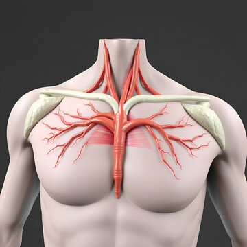 subclavius Muscle Anatomy For Medical Concept 3D