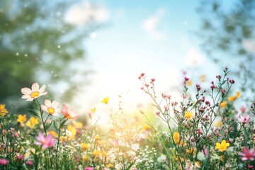 Fototapeta premium Spring bank holiday,copy space