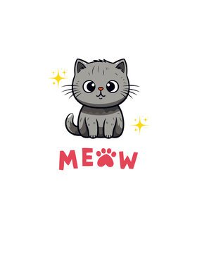 cat sayin meow