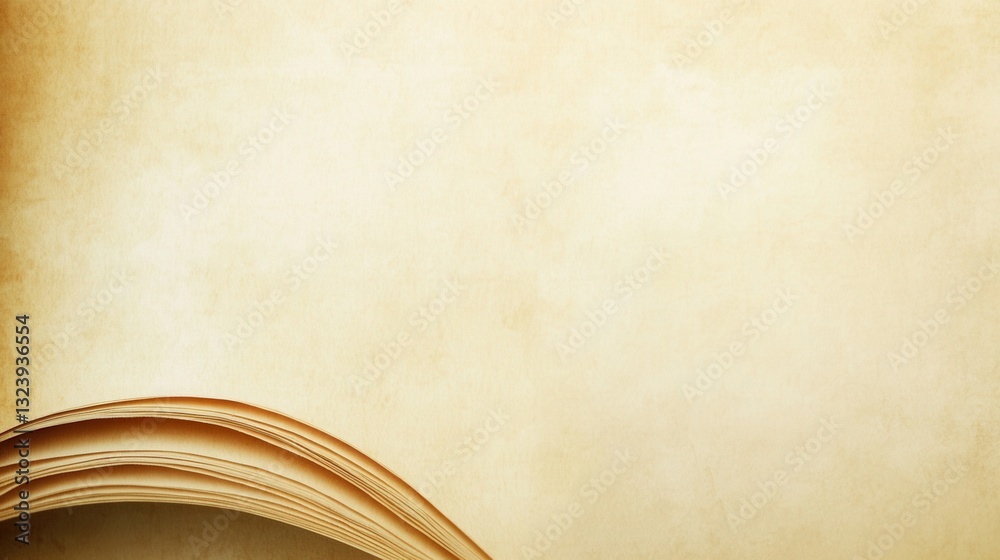 Poster inviting background design featuring a book page texture in warm tones suited for scholarly content 