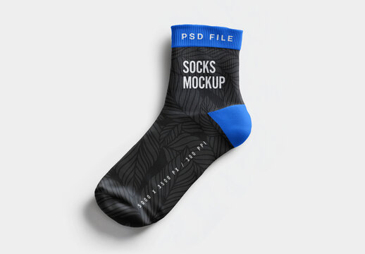 Socks Mockup for Creative Design and Branding Projects