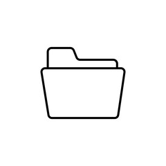 Folder line icon