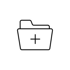 Add folder line icon
