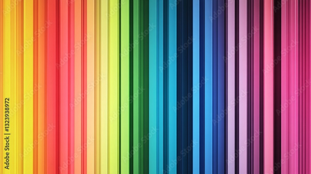 Poster colorful spectrum bars creating vibrant vertical stripes background
