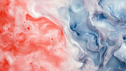the border of the elements of water and fire abstract background