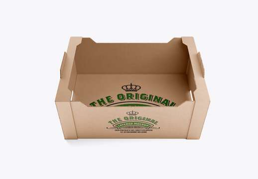 Cardboard Box Mockup