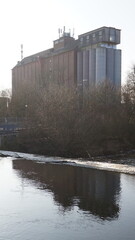 Wasa grain silo on the Aller in Celle, next to the former town mill