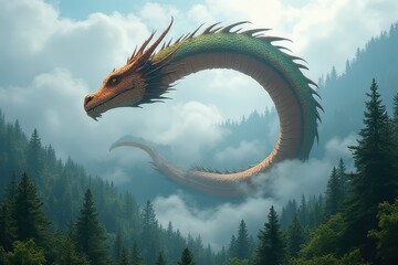 Chasing Dragons Beneath the Celestial Veil