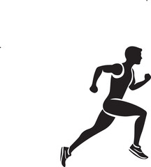 running man silhouette