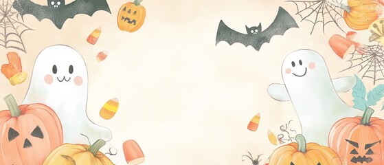 Halloween concept backdrop