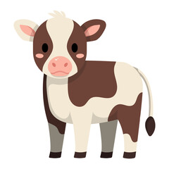 Cute Calf Illustration
