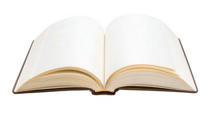 Obraz premium an open book with blank pages symbolizing potential creativity and the opportunity for new ideas and stories to be written