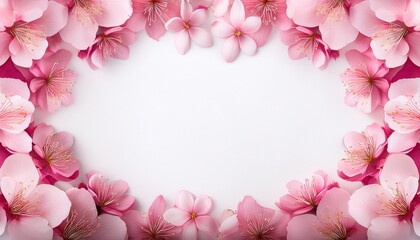 桜で囲まれている背景