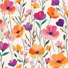 Beautiful Floral Pattern for Spring
