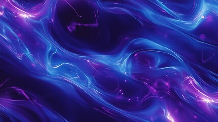 Obraz premium A glowing electric blue and purple background with futuristic circuit patterns and digital textures