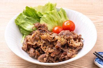 牛薄切り焼肉